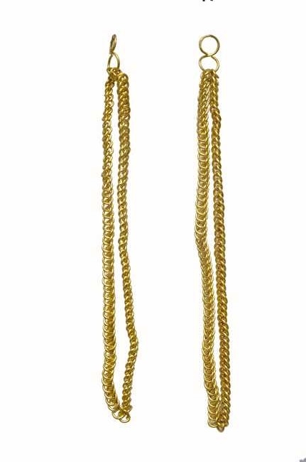 Brass neck chain