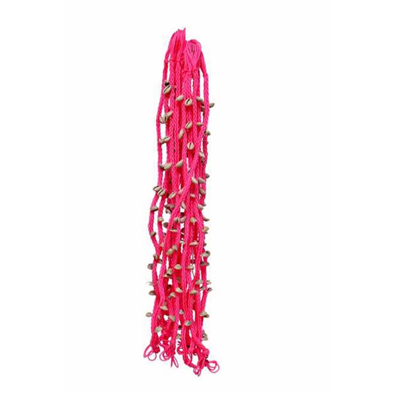 10 Cowrie mala color mono rope