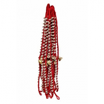 3 line original cowrie mala